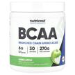 Nutricost, Performance BCAA Green Apple, БЦАА, 270 г