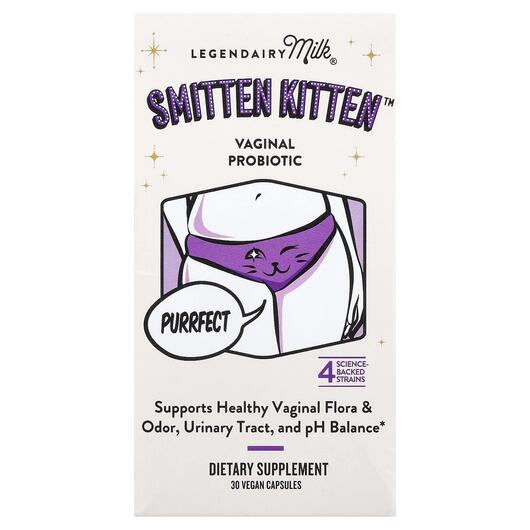 Основное фото товара Пробиотики, Smitten Kitten Vaginal Probiotic, 30 капсул