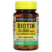 Фото товару Mason, Biotin Plus Keratin 10000 mcg, Кератин, 60 таблеток