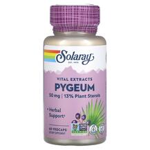 Pygeum Bark Extract Африканская Слива 50 мг Solaray
