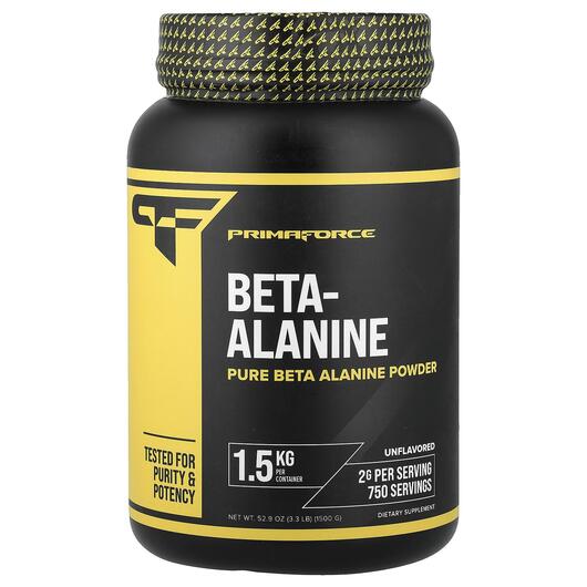 Основное фото товара Primaforce, Бета Аланин, Beta-Alanine Unflavored, 1500 г