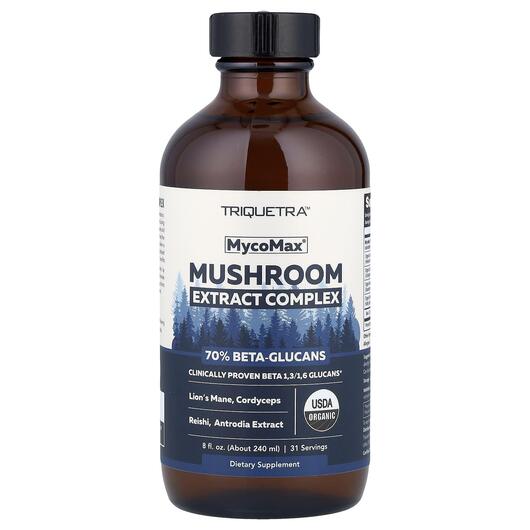 Основне фото товара Triquetra Health, MycoMax Mushroom Extract Complex, Гриби, 240 мл