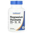 Nutricost, Магний Глицинат, Magnesium Glycinate 210 mg, 90 капсул