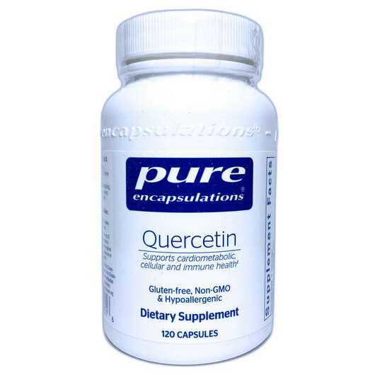 Основне фото товара Pure Encapsulations, Quercetin, Кверцетин, 120 капсул