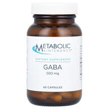 GABA 500 mg ГАМК Metabolic Maintenance 60 капсул
