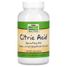 Citric Acid Лимонная кислота NOW 454 г Citric Acid Лимонная кислота NOW 454 г