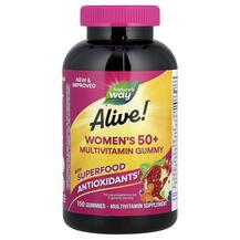 Alive! Women's 50+ Gummy Multivitamin Mixed Berry