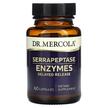 Фото товару Dr. Mercola, Serrapeptase Enzymes, Серрапептаза, 60 капсул