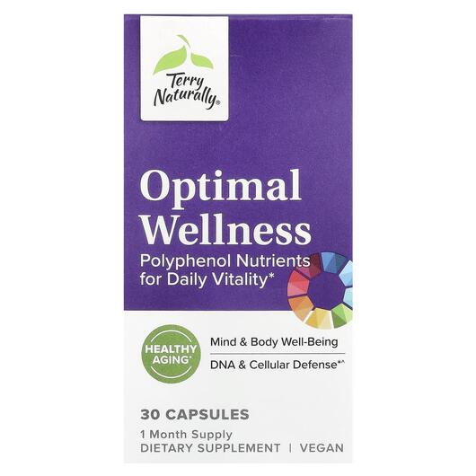 Основне фото товара Terry Naturally, Optimal Wellness, Антиоксиданти, 30 капсул