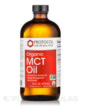 MCT Олія Organic MCT Oil Protocol for Life Balance 473 мл