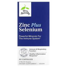 Zinc Plus Selenium Цинк и Селен Terry Naturally