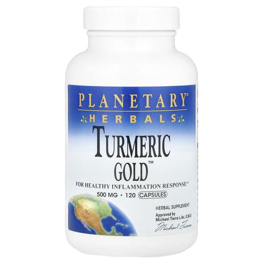 Основное фото товара Экстракт корня куркумы, Turmeric Gold 500 mg, 120 капсул