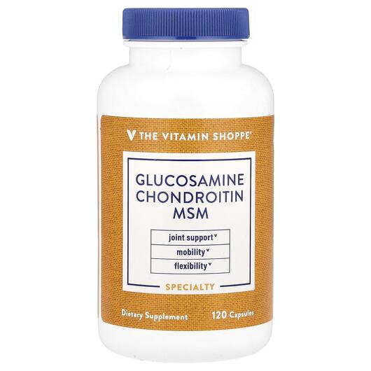 Основне фото товара Glucosamine Chondroitin MSM, Глюкозамін Хондроітин, 120 капсул