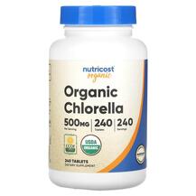 Organic Chlorella 500 mg Хлорелла Nutricost