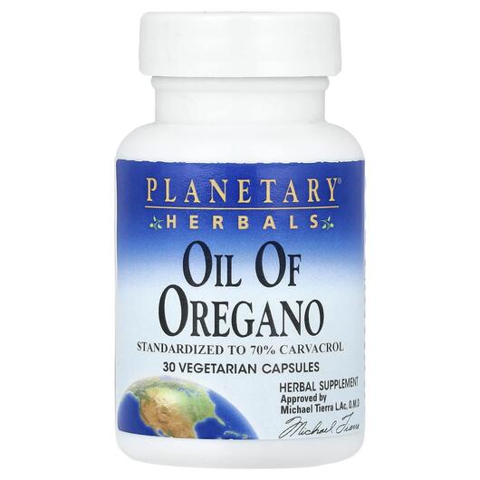 Основне фото товара Planetary Herbals, Oil Of Oregano, Олія орегано, 30 капсул