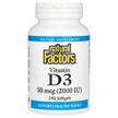 Фото товара Витамин D3, Vitamin D3 50 mcg 2000 IU, 240 капсул