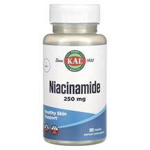 Ніацинамід Niacinamide 250 mg KAL 100 таблеток