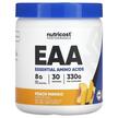 Фото товару Nutricost, Performance EAA Powder Peach Mango, ПЕА, 330 г