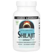 Шилайт Shilajit Extract 500 mg Source Naturals 120 капсул