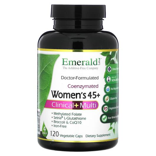 Основное фото товара Emerald, Мультивитамины, Women's 45+ Clinical + Multi, 120 к