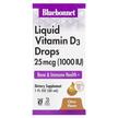 Фото товару Liquid Vitamin D3 1000 IU Drops, Вітамін D3, 30 мл