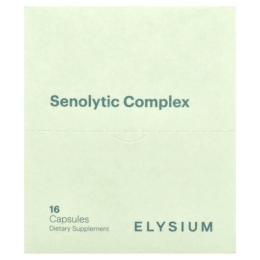 Основне фото товара Elysium, Senolytic Complex, Клітинне здоров'я, 16 капсул