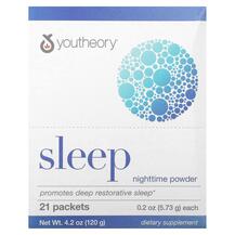 Підтримка сну Sleep Nighttime Powder Youtheory 21 шт