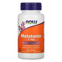 Мелатонін 1 мг Melatonin 1 mg NOW 100 таблеток Мелатонін 1 мг Melatonin 1 mg NOW 100 таблеток