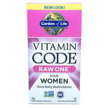 Garden of Life, Vitamin Code RAW ONE, Мультивітаміни для жінок...