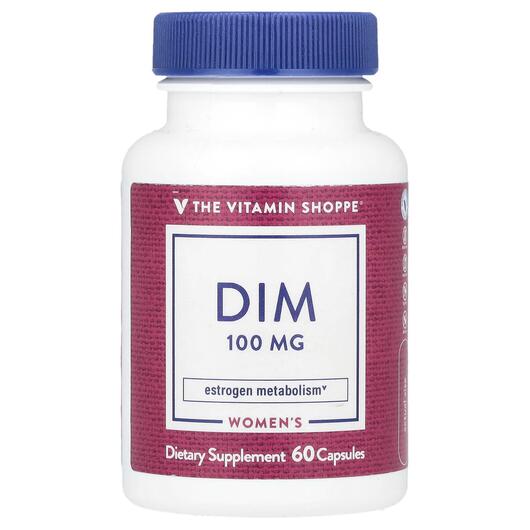 Основное фото товара TheVitaminShoppe, Дииндолилметан, Women's DIM, 60 капсул