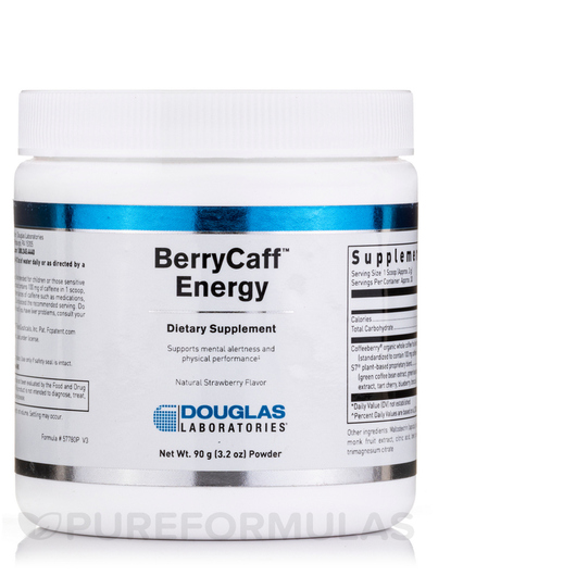 Основное фото товара Douglas Laboratories, Поддержка мозга, BerryCaff Energy, 90 г