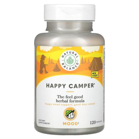 Основное фото товара Natural Balance, Готу Кола, Happy Camper, 120 капсул