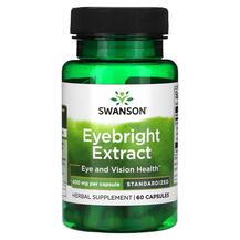 Очанка Eyebright Extract 400 mg Swanson 60 капсул