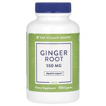 Корінь Імбиру Ginger Root 550 mg TheVitaminShoppe