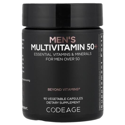 Основне фото товара Men's Multivitamin 50+, Вітаміни для чоловіків 50+, 90 капсу