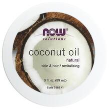 Кокосова олія Solutions Coconut Oil Natura NOW Foods 89 мл