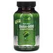 Фото товару Irwin Naturals, Biotin-6000, Вітамін B7 Біотин, 60 капсул