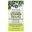 Фото товару Natural Factors, Vegan Vitamin D3 & K2, Вітаміни D3 K2, 15 мл