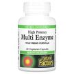 Фото товару Natural Factors, High Potency Multi Enzyme, Ферменти, 60 капсул