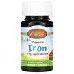 Carlson, Kid's Chewable Iron, Залізо 15 мг, 30 таблеток