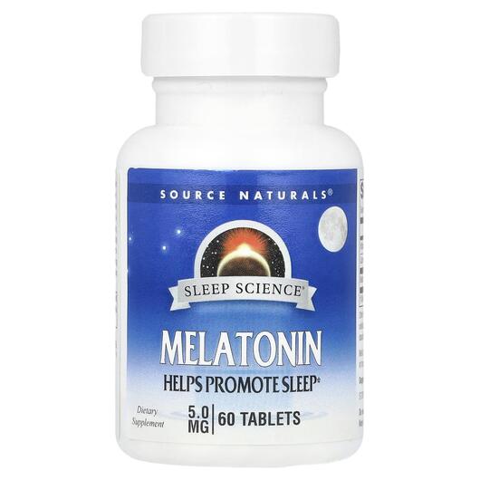 Основное фото товара Мелатонин, Sleep Science Melatonin 5 mg, 60 таблеток