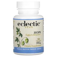 Hops 200 mg Шишка хмеля 200 мг Eclectic Herb 90 капсул