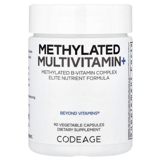 Основне фото товара CodeAge, Methylated Multivitamin+, Мультивітаміни, 90 капсул