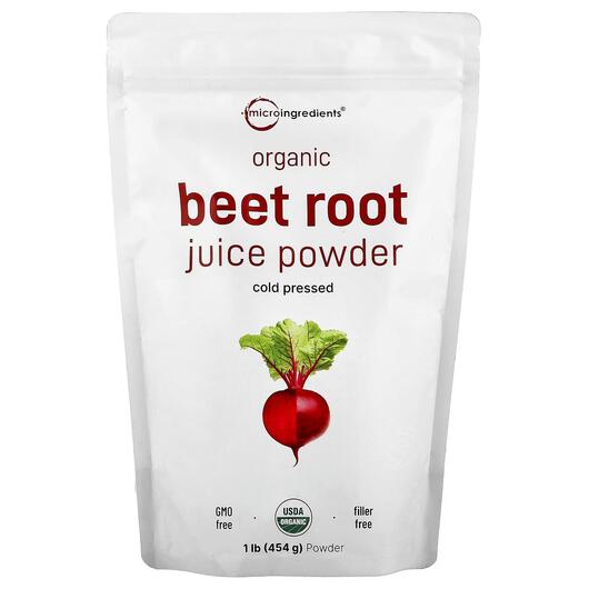 Основне фото товара Organic Beet Juice Powder, Порошковий сік, 454 г
