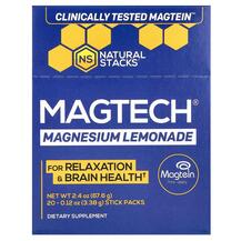 MagTech Magnesium Drink Mix Lemonade 20 Stick Packs