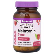 Chewables Melatonin 5 mg Raspberry Мелатонин Bluebonnet