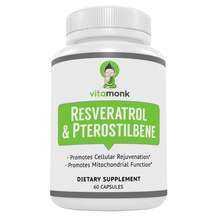 Resveratrol 600 mg Ресвератрол VitaMonk 60 капсул