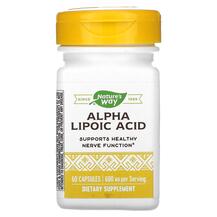Альфа-ліпоєва Alpha Lipoic Acid 600 mg Nature's Way