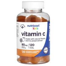 Kids Vitamin C Ages 4+ Orange 90 mg Витамин C