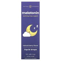 Melatonin Liquid Drops Natural Berry Мелатонин NutraChamps